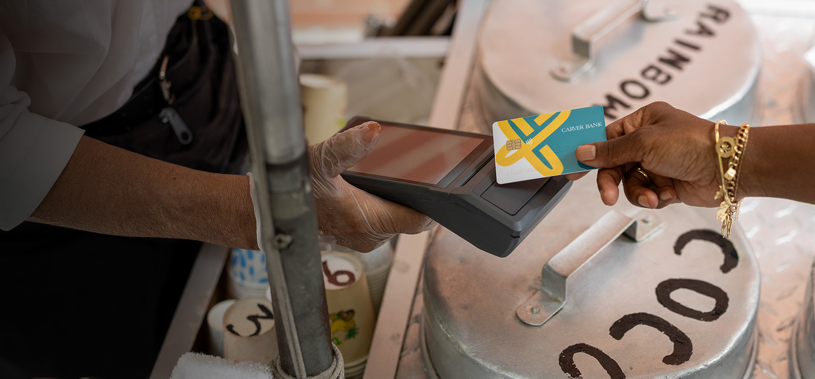 tapping credit card