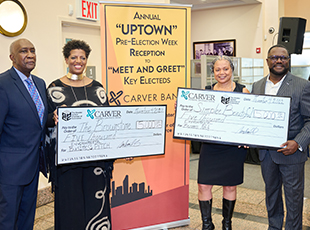 Uptown event donations